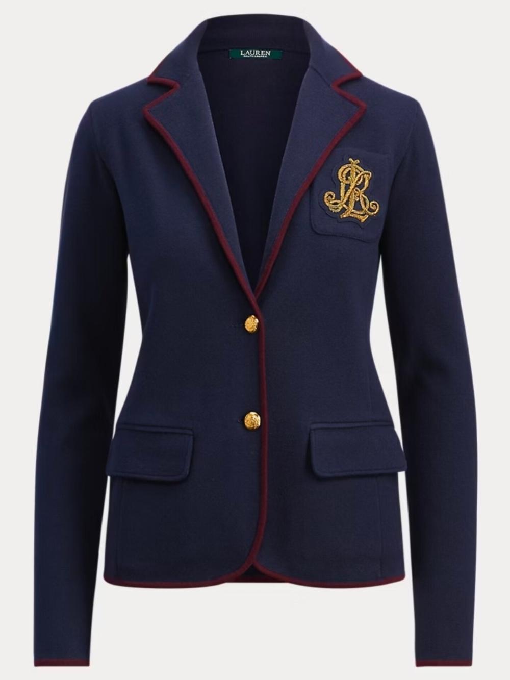 🔥Lauren Ralph Lauren Bullion-Crest Sweater Blazer